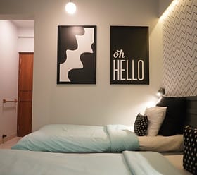 Twin sharing AC room boys PG Laxmi Nagar Delhi